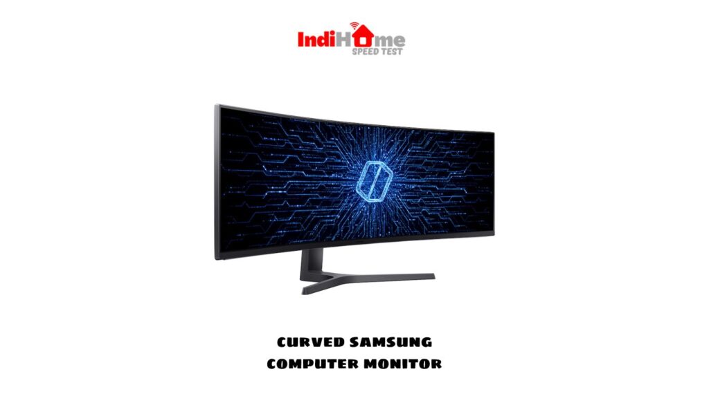 Curved Samsung Computer Monitor: Immersive Viewing Experience at Your Desk